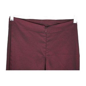 Y2K Sharkskin Pants by No Boundaries Size 5 Maroon Shimmery Shark Skin Vintage 9